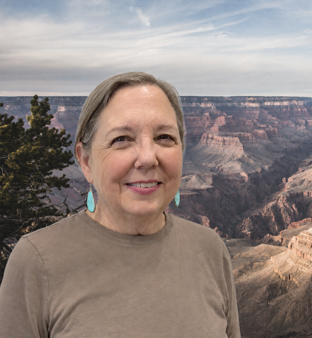 Ariel Strong at the Grand Canyon